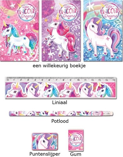 FUN STATIONERY STATIONERY SET 5 PC UNICORN