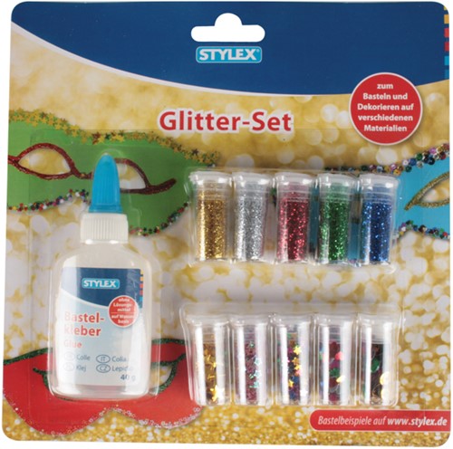 Stylex Glitterset en tarjeta Stylex 11 dig 23386