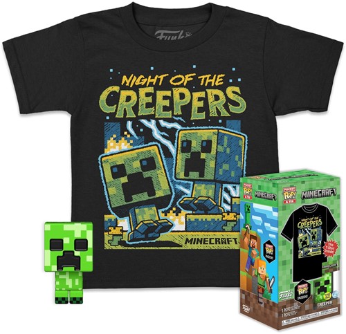 FUNKO POCKET POP! AND TEE: MINECRAFT - CREEPER