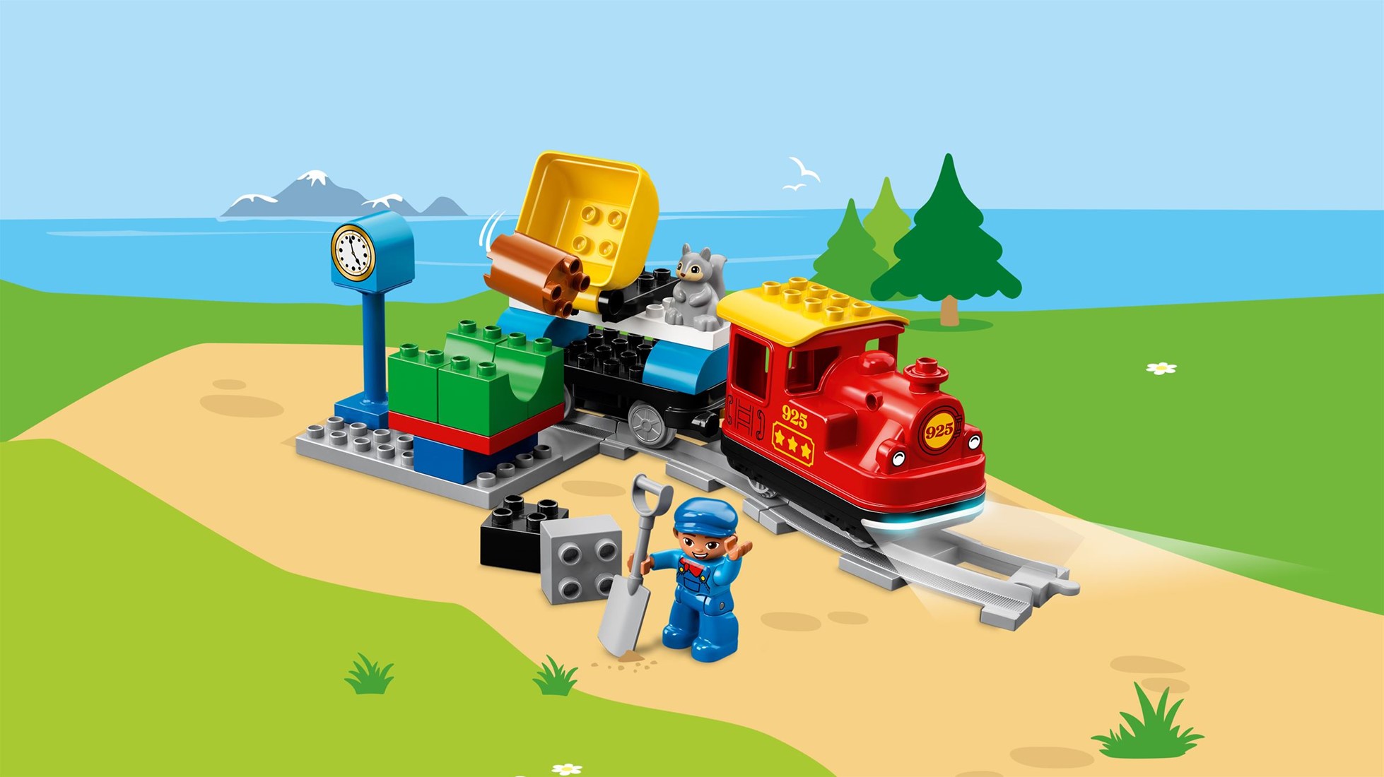 Tren a vapor Lego 10874