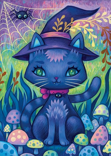 Heye Puzzle Puzzle.Witch Cat, Dream.1000 Heye Nuevo