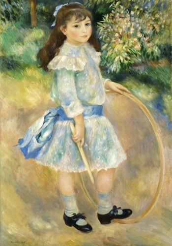 Grafika Auguste Renoir : Girl with a Hoop, 1885 - 1000 Teile