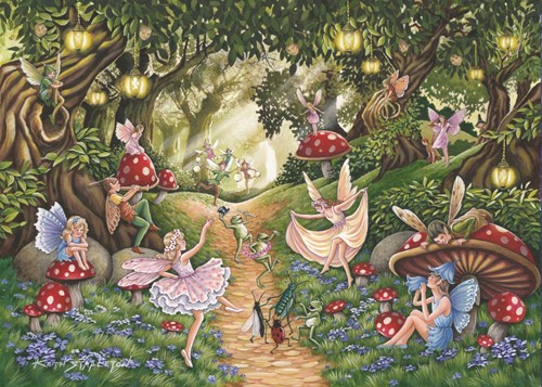 House of Puzzles Faerie Dell - BIG 500 Piece Jigsaw Puzzle