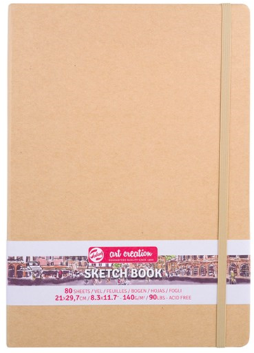 Royal Talens TAC Schetsboek 21x30 cm 140 gr 80 vel Kraft